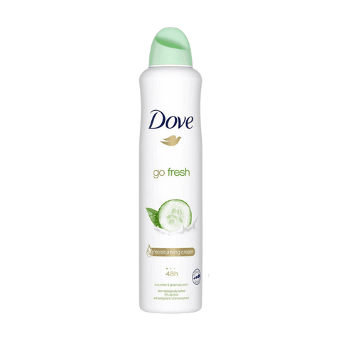 Dove Go Fresh 48h Cucumber & Green Tea Scent Deodorant Spray For Women 0% Alcohol 250ml