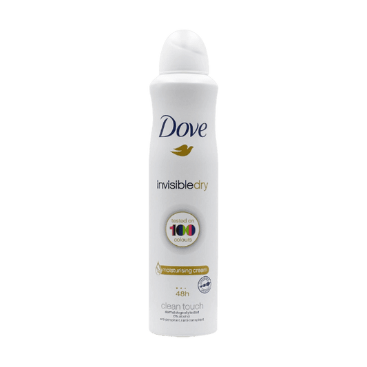 Dove Invisible Dry Clean Touch Deodorant Spray for Women 0% Alcohol 250ml