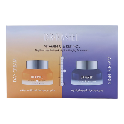 Dr Rashel Vitamin C And Retinol Day & Night Cream X2 50g