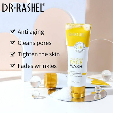 Dr Rashel 24k Gold Anti Aging Face Wash 100g