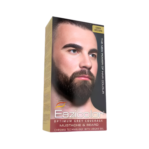 EAZCOLOR MUSTACHE & BREAD DARK BROWN COLOR 35ML
