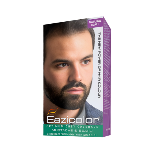 EAZCOLOR MUSTACHE & BREAD NATURAL BLACK COLOR 35ML