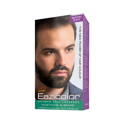 EAZCOLOR MUSTACHE & BREAD NATURAL BLACK COLOR 35ML