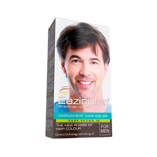 EAZCOLOR PERMANENT H/C DARK BROWN 3.0 35ML