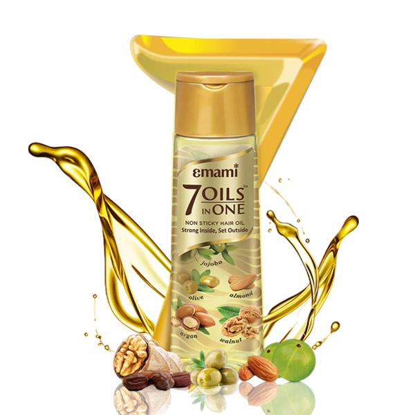 EMAMI 7 OILS IN ONE NON STICKY HAIR OIL 100ML