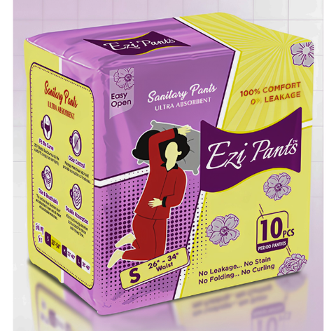 EZI PANTS SIZE S 26-34 WAIST 10PPCS PANTIES