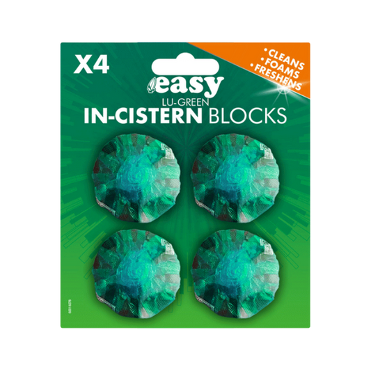 Easy Lu Green Toilet Freshener 4 Blocks 38g