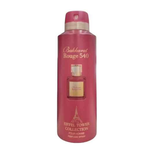 Eiffel Tower Baccarat Rouge 540 Body Spray 200ml