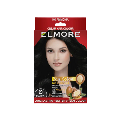 Elmore Cream Hair Color And Developer 20 Black