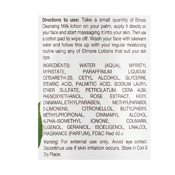 Elmore Gentle Refreshing Rose Cleansing Milk For All Skin Types 150ml