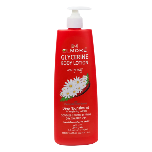 Elmore Glycerine Body Lotion With Chamomile Flower Extract 400ml