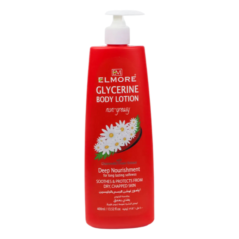 Elmore Glycerine Body Lotion With Chamomile Flower Extract 400ml