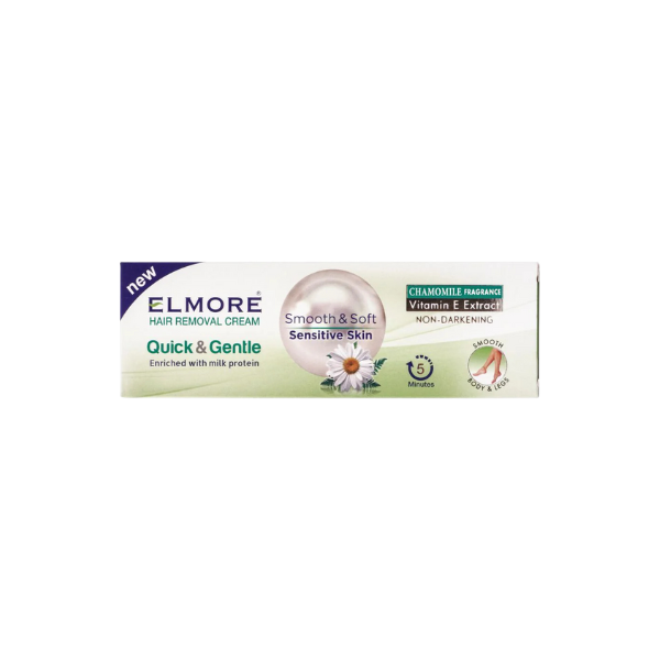 Elmore Quick & Gentle Hair Removal Cream For Sensitive Skin 50g