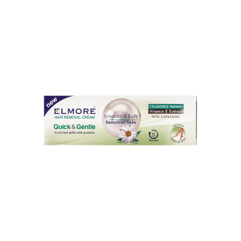 Elmore Quick & Gentle Hair Removal Cream For Sensitive Skin 50g