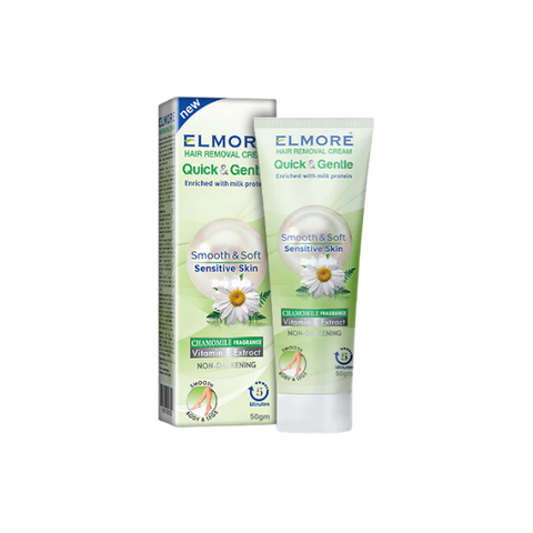 Elmore Quick & Gentle Hair Removal Cream For Sensitive Skin 50g
