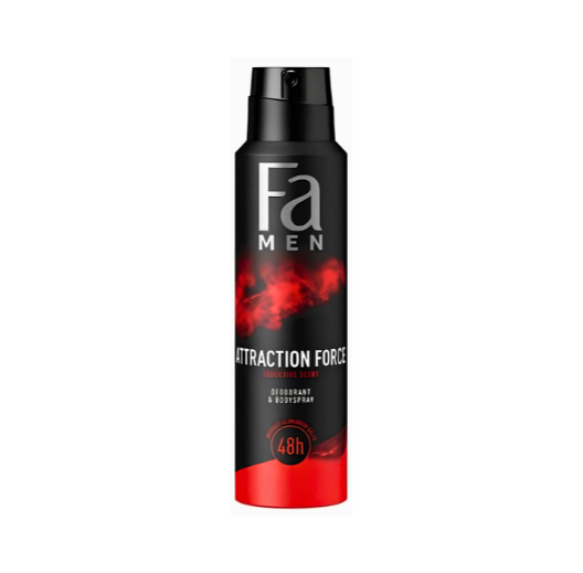 FA MEN ATTRACTION FORCE BODY SPRAY 150ML