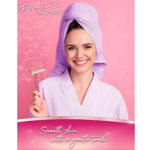 FEMINA BODY 5RAZORS POUCH