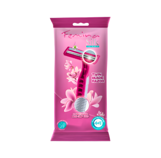 FEMINA SILK 4+1 TWIN BLADE RAZOR