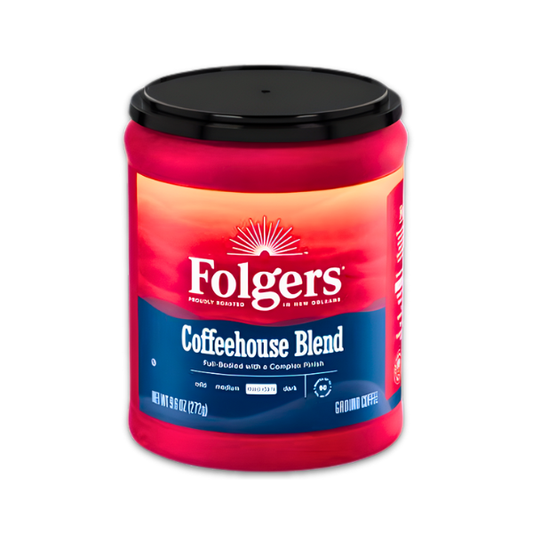 FLOGERS COFFEEHOUSE BLEND MED DARK COFFEE 272GM