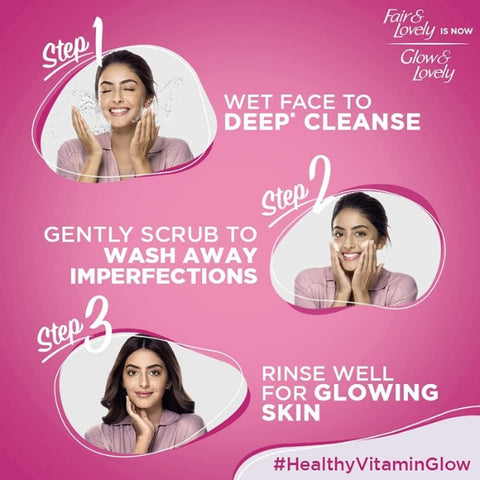 Fair & Lovely Instant Glow Face Wash 150g