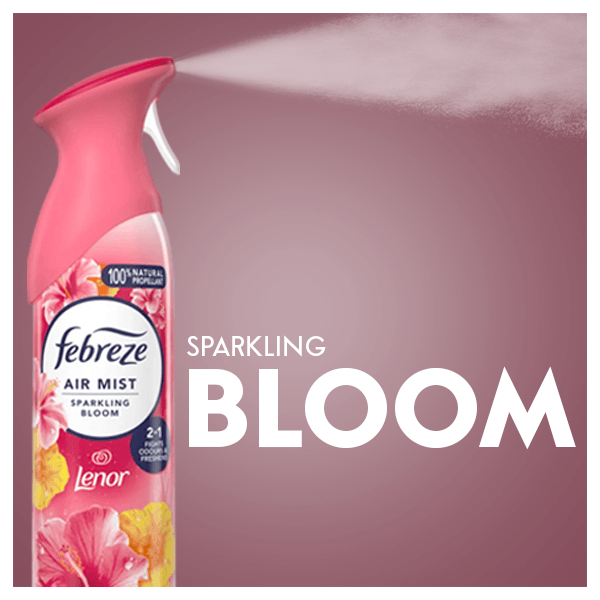 Febreze Air Mist sparkling bloom Spray 185ml