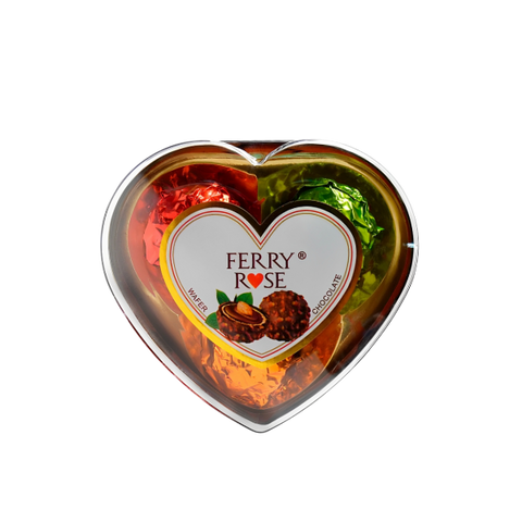 Ferry Rose Wafer Chocolate Heart Shape Multi Box 3Pcs 37.5Gm