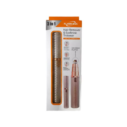 Flawzbss 3in1 Hair Remover & Eyebrow Trimmer For Laides