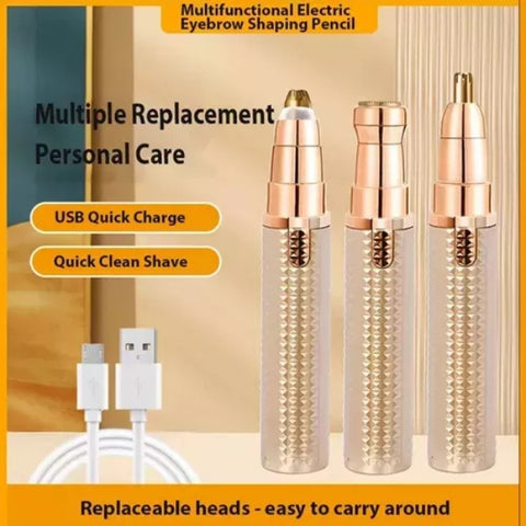 Flawzbss 3in1 Hair Remover & Eyebrow Trimmer For Laides