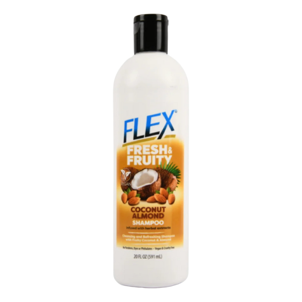 Flex Fresh Fruity Coconut Almond Hair Shampoo With Herbal Extracts 591ml