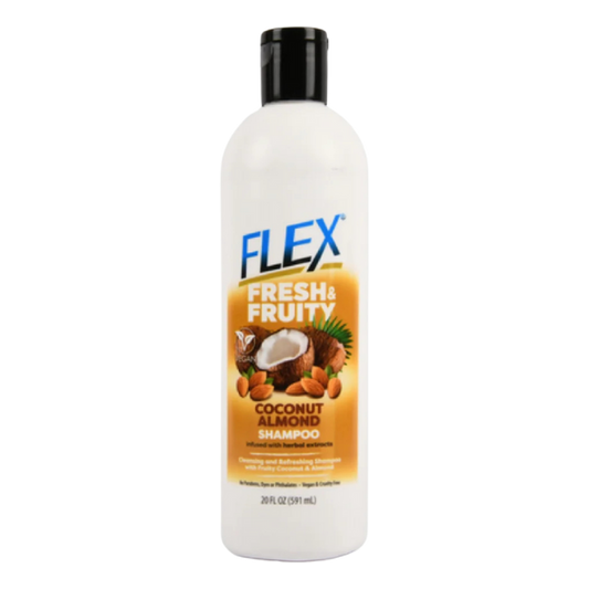 Flex Fresh Fruity Coconut Almond Hair Shampoo With Herbal Extracts 591ml