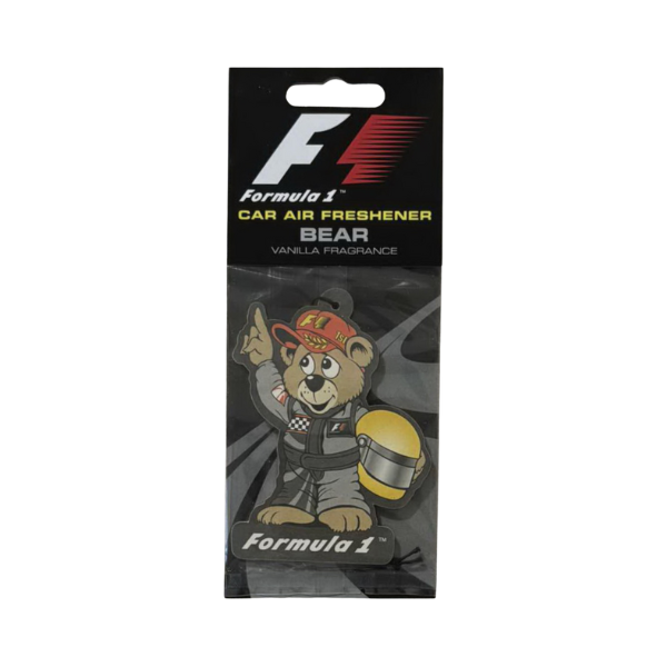 Formula 1 Car Air Freshener Bear Vanilla Fragrance