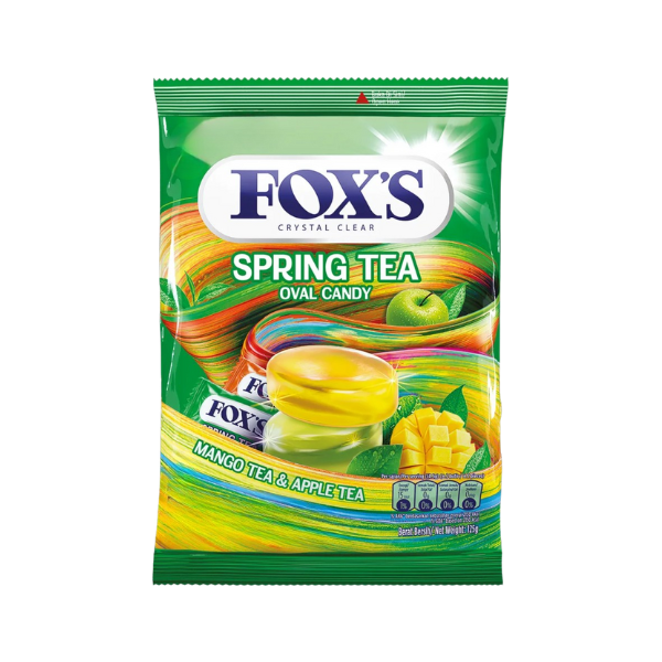 Fox's Spring Tea Oval Candy With Mango Tea Apple Tea 125g
