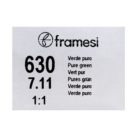 Framesi Framcolor 2001 Hair Color Cream 60ml - 630 Pure Green