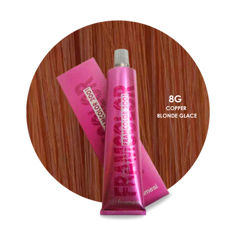 Framesi Framcolor 2001 Hair Color Cream 8G Copper Blonde Glace 60ml