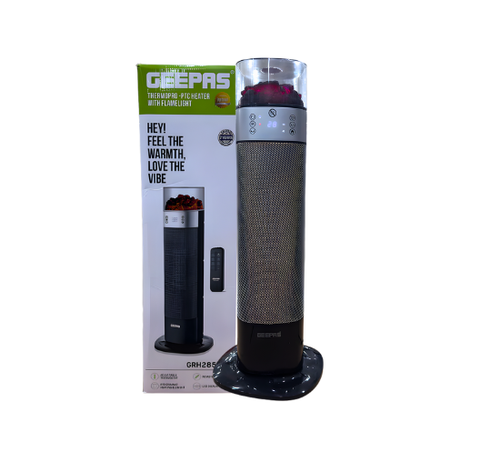 GEEPAS THERMAPRO-PTC HEATER WITH FLAMELIGHT GRH28589P
