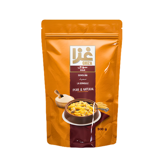 GHIZA PURE & NATURAL SUJI 500GM
