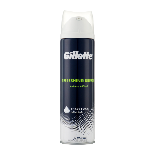 GILLETTE REFRESHING BREEZE SHAVING FOAM 250ML