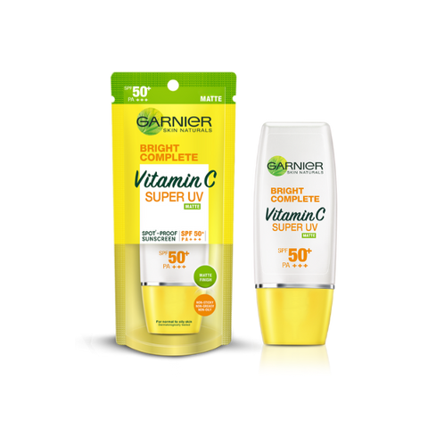 Garnier Bright Complete Vitamin C Super UV Matte SPF50+ Sunscreen 30ml