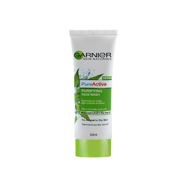 Garnier Neem Pure Active Purifying Face Wash 50ml
