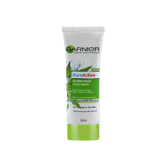 Garnier Neem Pure Active Purifying Face Wash 50ml