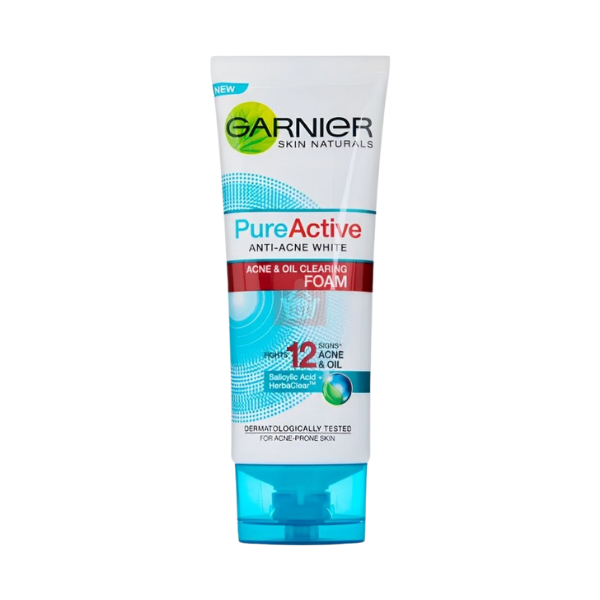 Garnier Pure Active Acne & Oil Clearing Foam 100ml