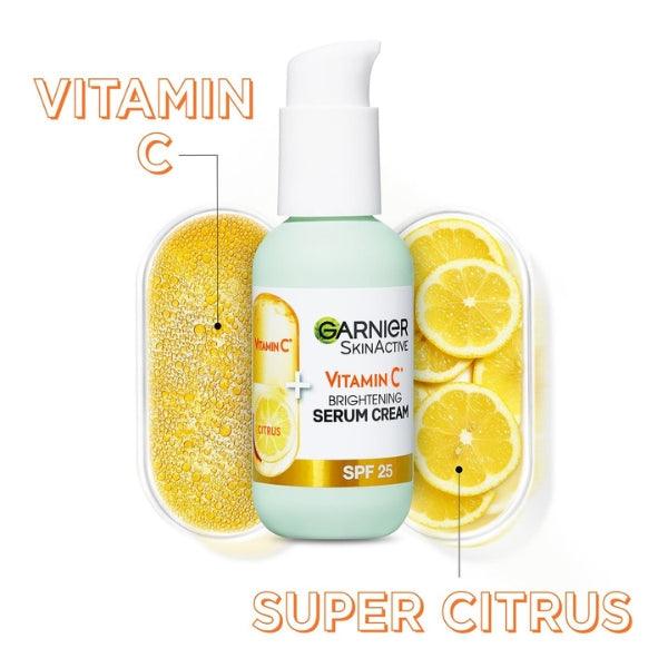 Garnier Vitamin C Serum Cream 2in1 Brightening Spf25 50ml