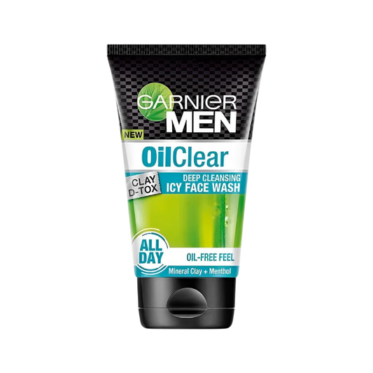 Garnier Men Oil Clear Clay D Tox Icy Face Wash 100ml