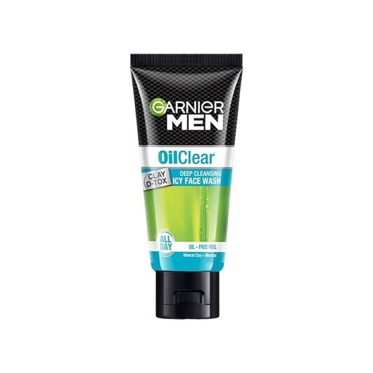 Garnier Men Oil Clear Clay D-toc Icy Face Wash 50ml