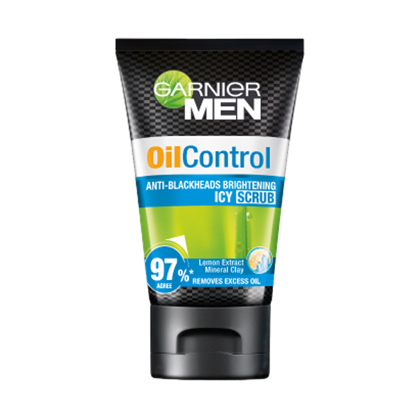 Garnier Men Oil Control Icy Scrub 100ml