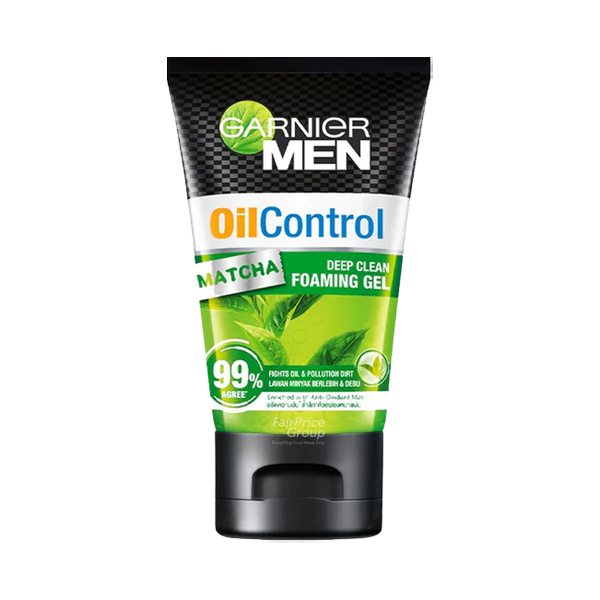 Garnier Men Oil Control Matcha Foaming Gel 100ml
