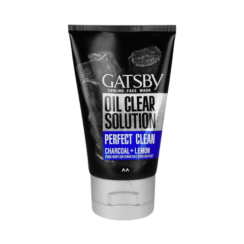 Gatsby Oil Clear Solution Charcoal+Lemon Face Wash 100g