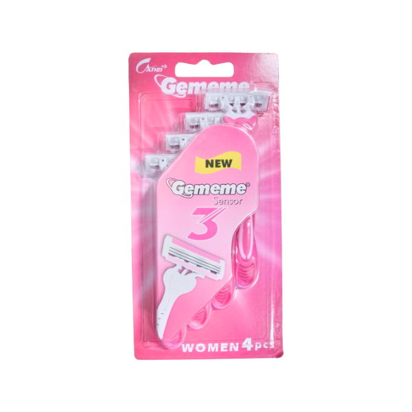 Gememe Sensor 3 Women Razors 4Pcs – Nazar Jan's Supermarket