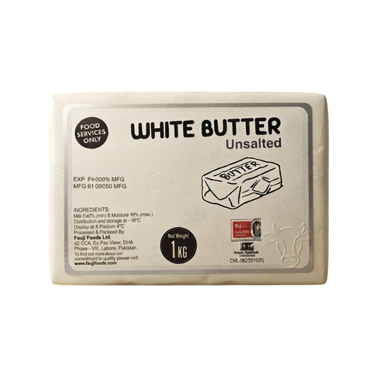 NURPUR WHITE BUTTER UNSALTED 1KG