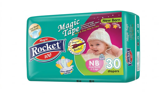 Rocket Magic Tape Diapers Newborn 2–5kg | 30pcs